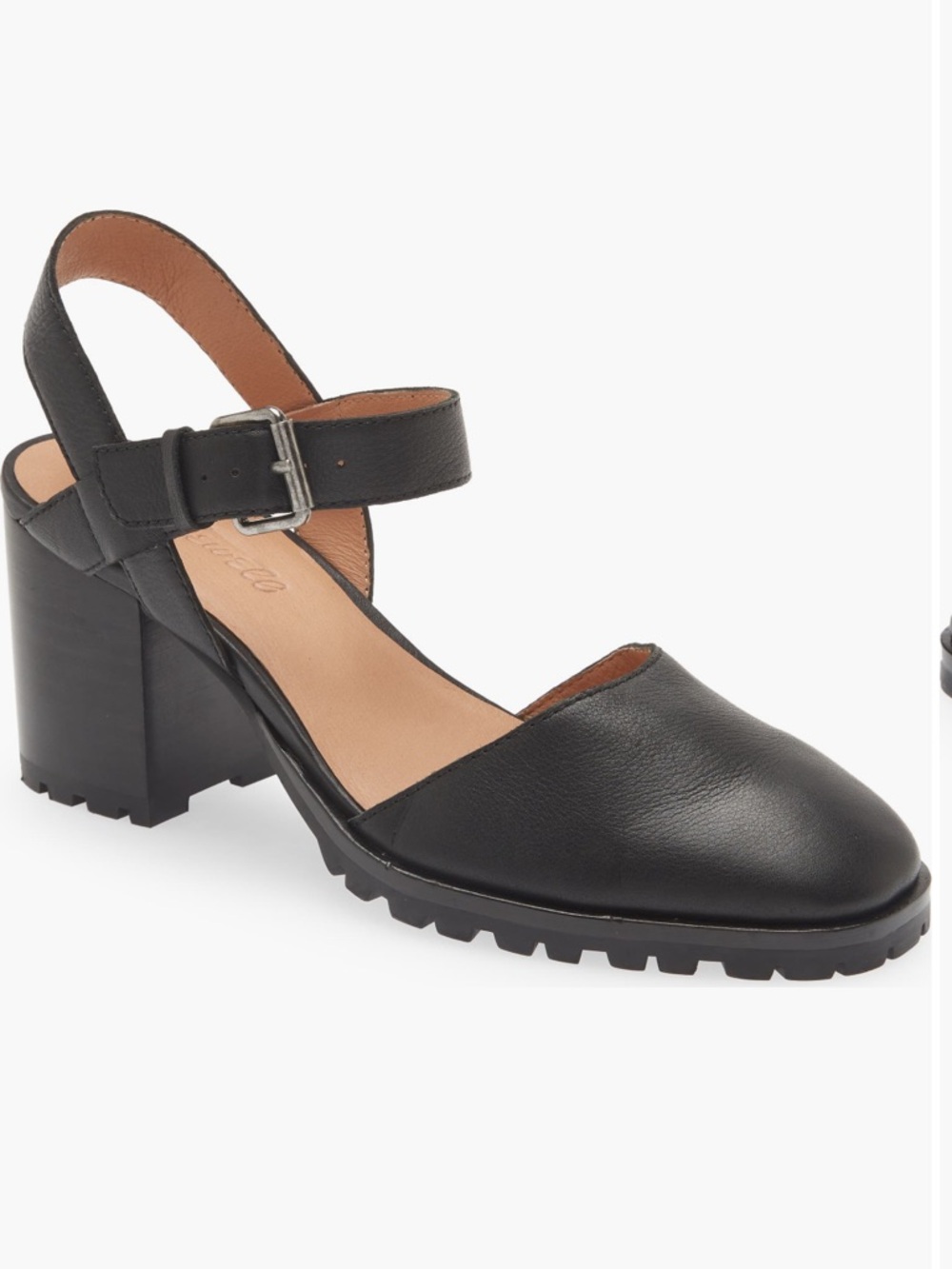 NWOT Madewell Claudie Heeled Lugsole Mary Jane in Leather - Size 8.5